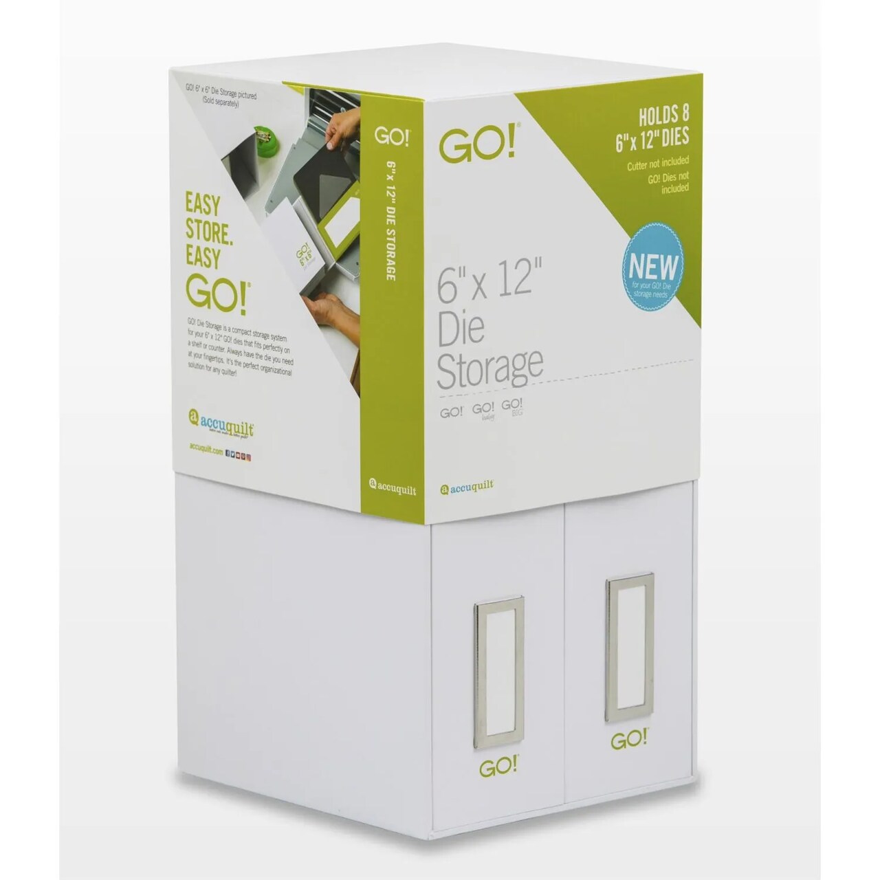 AccuQuilt GO! Die Storage 6" x 12" – Organizer Case for Quilting Dies, Holds 8 Dies